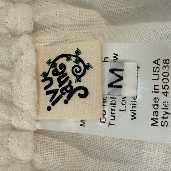 Ivy Jane Carla Slouch Pocket Linen Shorts Size Medium‎ - Picture 3 of 5